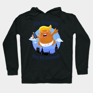 Trump Inflatable Baby Emperor Blimp Floating England Scotland Hoodie